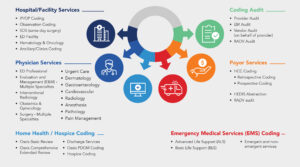 Medical Coding graphic Omega Healthcare