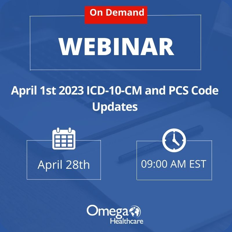 April 1st 2023 ICD-10-CM and PCS Code Updates