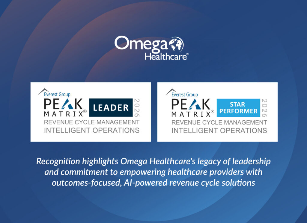 Omega Healthcare Named a Leader and the Only Star Performer in the Everest Group Revenue Cycle Management (RCM) Intelligent Operations PEAK Matrix® Assessment